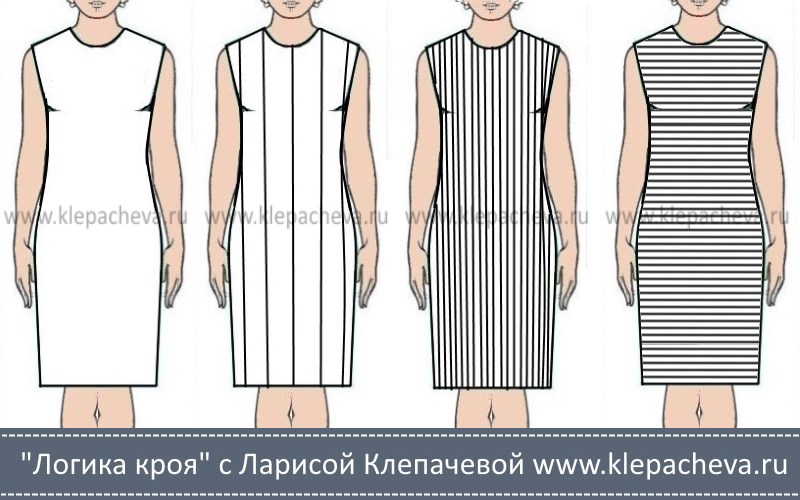 Какой рисунок ткани для коррекции фигуры